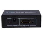 V1.4 1x2 迷你 HDMI 放大分配器，支援 3D 及全高清 1080P，V1.4