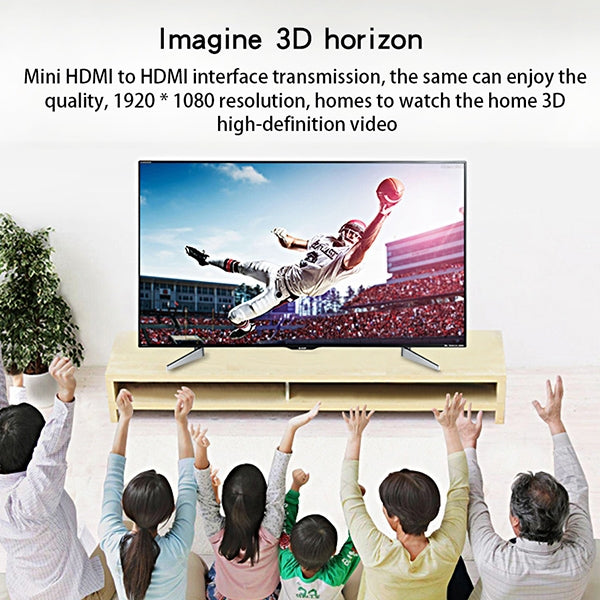 V1.4 1x2 迷你 HDMI 放大分配器，支援 3D 及全高清 1080P，V1.4