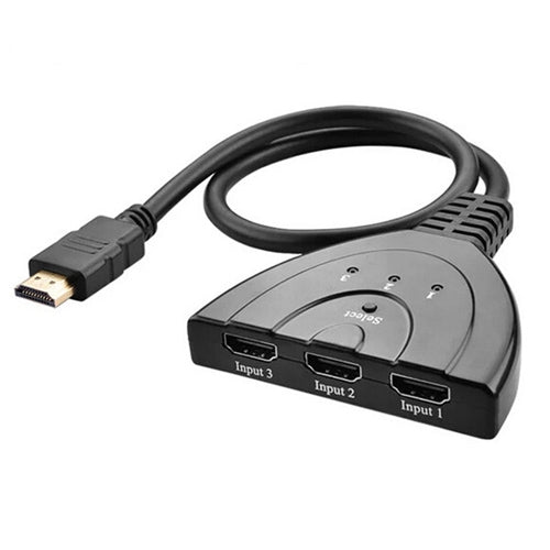 3x1 HDMI 分接開關，最高支援 1080P（鍍金），1080P