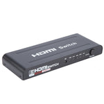 全高清 1080P 5 埠 HDMI 切換器，帶遙控及 LED 指示燈，帶 LED 指示燈