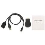M2 安卓 1080P Ezcast HDMI 接收器 / HDMI AirPlay DLNA WIFI 顯示接收器，支援 Android OS / iOS / MAC OS / Windows 裝置，支援線上分享至電視 WIFI 顯示