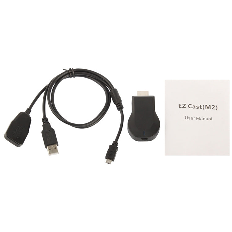 M2 安卓 1080P Ezcast HDMI 接收器 / HDMI AirPlay DLNA WIFI 顯示接收器，支援 Android OS / iOS / MAC OS / Windows 裝置，支援線上分享至電視 WIFI 顯示