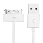 適用iPhone 4 & 4S，iPhone 3GS/3G，iPad 2，iPod Touch的USB線，長度：1米（含包裝）