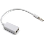 Aux 音訊線 3.5mm 轉 2 x 母頭分接器，兼容手機、平板、耳機、MP3 播放器、車用／家用立體聲等