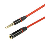 1.2m Aux 音訊線 3.5mm 公頭轉母頭，兼容手機、平板、耳機、MP3 播放器、車用／家用立體聲等