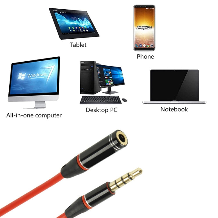 1.2m Aux 音訊線 3.5mm 公頭轉母頭，兼容手機、平板、耳機、MP3 播放器、車用／家用立體聲等