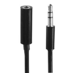 彈簧捲曲 3.5mm 公頭轉母頭 Aux 線，兼容手機、平板、耳機、MP3 播放器、車用／家用立體聲等，長度：20cm 至 80cm