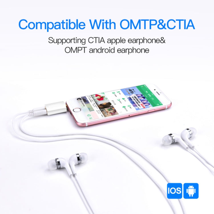 3.5mm 耳機分接器轉接頭，兼容手機、平板、耳機、MP3 播放器、車用/家用立體聲等