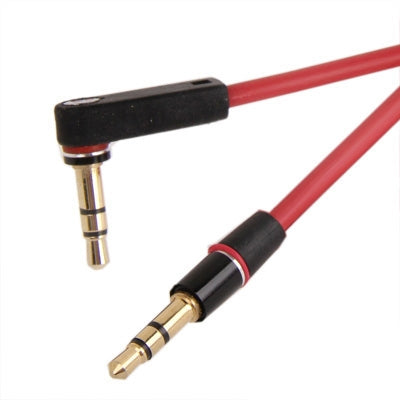 1.2m Aux 音頻線 3.5mm 彎頭公對直頭公，兼容手機、平板、耳機、MP3 播放器、車用/家用立體聲等