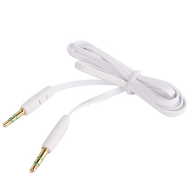 麵條風格 3.5mm 耳機線，適用於 iPhone 5 / iPhone 4 & 4S / 3GS / 3G / iPad 4 / iPad mini / mini 2 Retina / 新 iPad / iPad 2 / iTouch / MP3，長度：1m