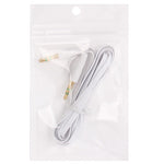 麵條風格 3.5mm 耳機線，適用於 iPhone 5 / iPhone 4 & 4S / 3GS / 3G / iPad 4 / iPad mini / mini 2 Retina / 新 iPad / iPad 2 / iTouch / MP3，長度：1m