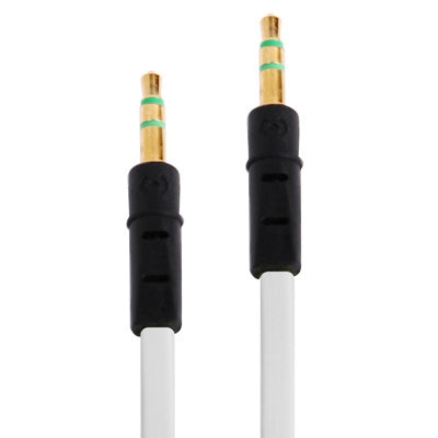 麵條風格 3.5mm 耳機線，適用於 iPhone 5 / iPhone 4 & 4S / 3GS / 3G / iPad 4 / iPad mini / mini 2 Retina / 新 iPad / iPad 2 / iTouch / MP3，長度：1m