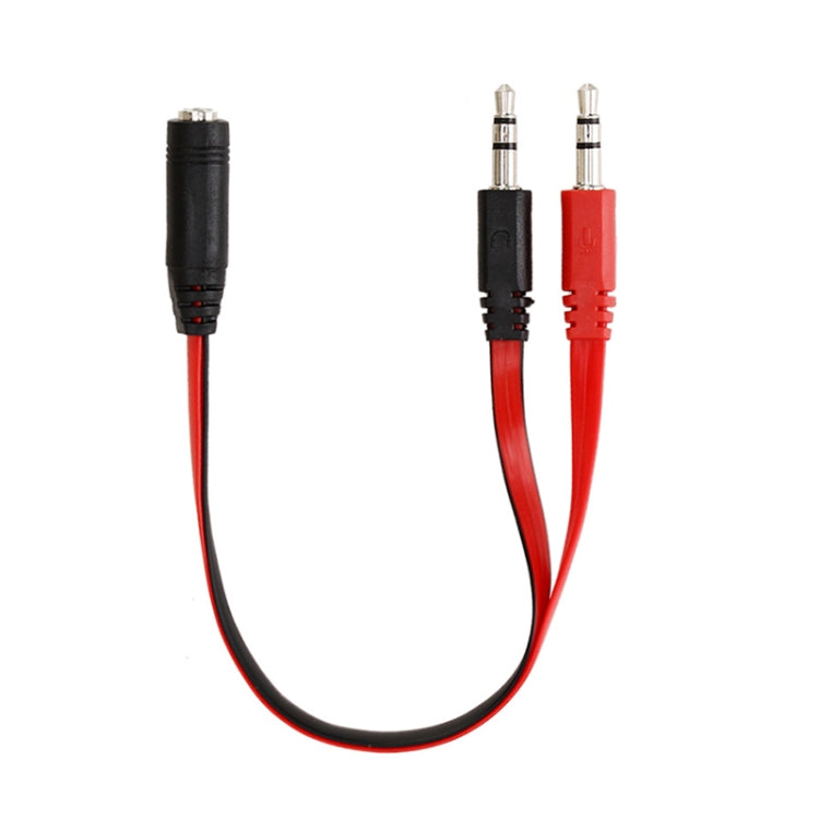 麵條式 3.5mm 接頭麥克風 + 耳機線，適用 PC / 筆電，長度：22cm