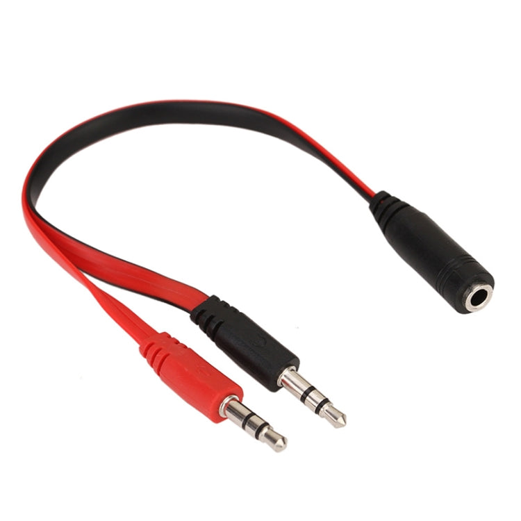 麵條式 3.5mm 接頭麥克風 + 耳機線，適用 PC / 筆電，長度：22cm