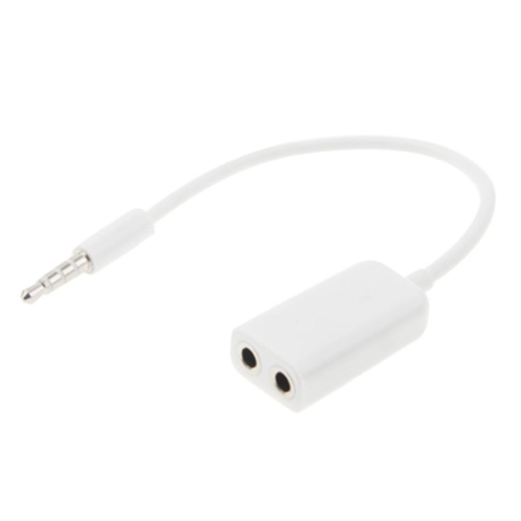 立體聲音訊 Aux 線 3.5mm 公對 2 母分接器，兼容手機、平板、耳機、MP3 播放器、車用/家用立體聲等