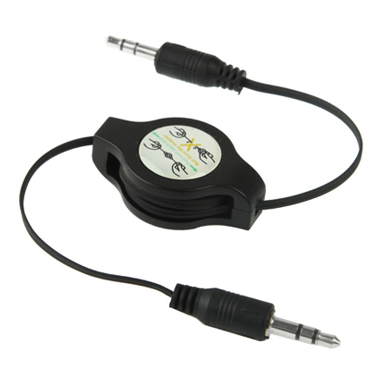 3.5mm 可伸縮 Aux 音頻線，兼容手機、平板、耳機、MP3 播放器、車用/家用立體聲等，長度：11cm 至 80cm