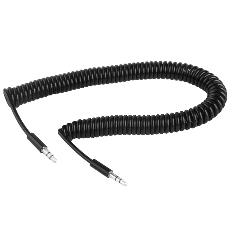 彈簧捲曲 3.5mm Aux 線，兼容手機、平板、耳機、MP3 播放器、車用/家用立體聲等，長度：45cm 至 200cm