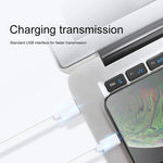 USB to 8 Pin Sync Data Charging Cable, Cable Length: 3m, 3m