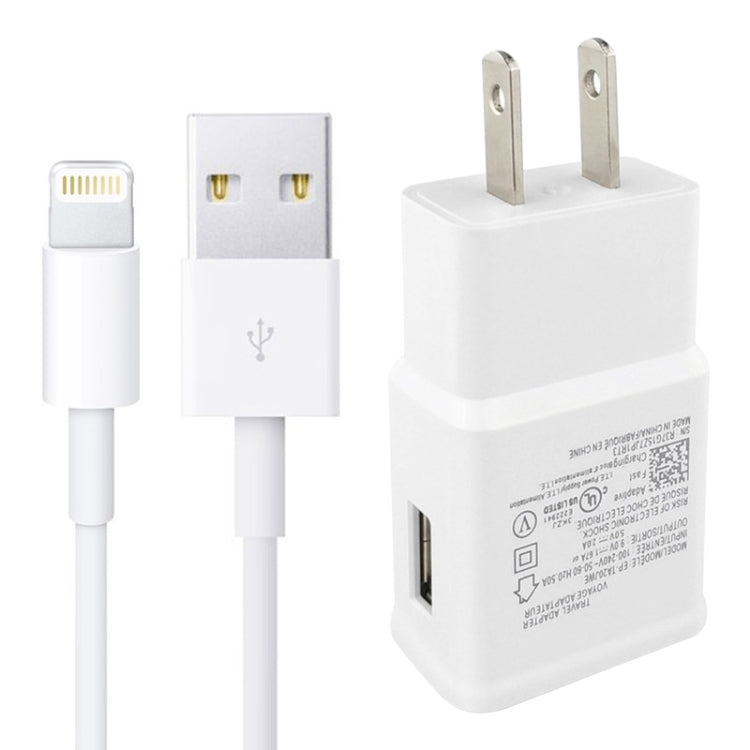 充電同步線 + 美規插頭旅行充電器，適用於 iPad、iPhone、Galaxy、華為、小米、LG、HTC 及其他智慧手機、可充電設備，美規插頭