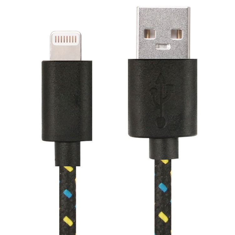 2米尼龍網狀 USB 數據傳輸充電線，適用於 iPhone、iPad