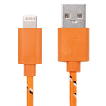 2米尼龍網狀 USB 數據傳輸充電線，適用於 iPhone、iPad