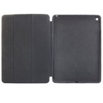 3-fold Naturally Treated Smart Leather Case with Sleep / Wake-up Function & Holder for iPad Air 2