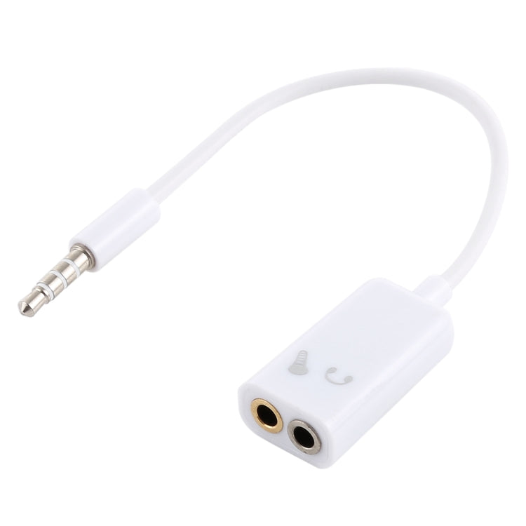 3.5mm 輔助音頻分接線，兼容手機、平板、耳機、MP3 播放器、車載/家用立體聲等