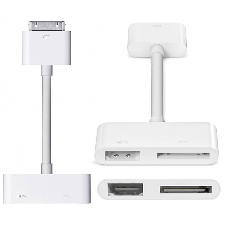 數位 AV HDMI 轉 HDTV 轉接器，適用於新 iPad（iPad 3）/ iPad 2 / iPad / iPhone 4 & 4S / iPod Touch 4