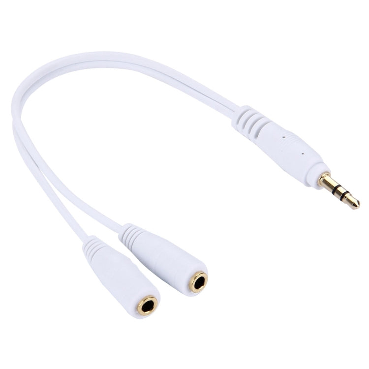 輔助音頻線耳機分接器轉接頭，兼容手機、平板、耳機、MP3 播放器、車載/家用立體聲等