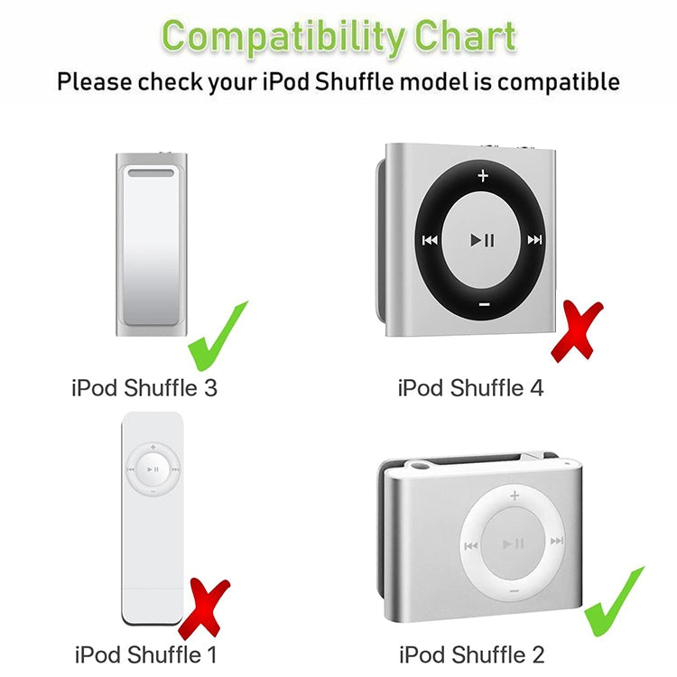 USB 轉 3.5mm 插孔數據同步及充電線，適用於 iPod Shuffle 第 1 / 2 / 3 代，長度：15.5cm