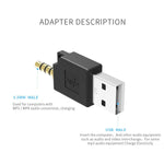 適用於 iPod shuffle 第 3 / 2 代 USB 數據底座充電轉接器，長度：4.6cm