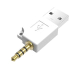 適用於 iPod shuffle 第 3 / 2 代 USB 數據底座充電轉接器，長度：4.6cm