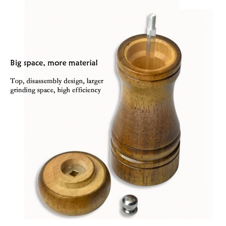 長款經典木製胡椒香料鹽磨碎器，款式4，5英寸，款式4，8英寸，款式4，10英寸