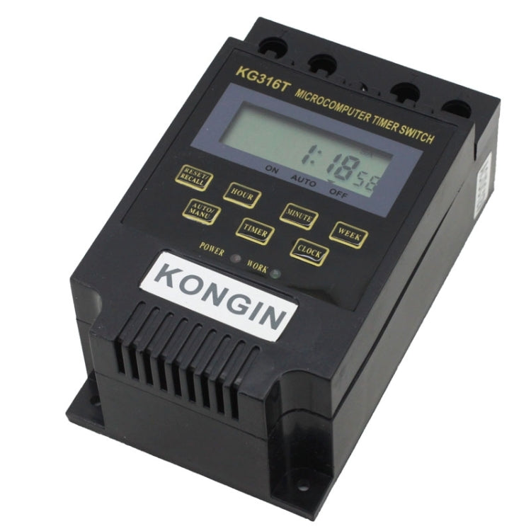 KG316T 12V 液晶數位顯示微電腦定時控制開關，12V