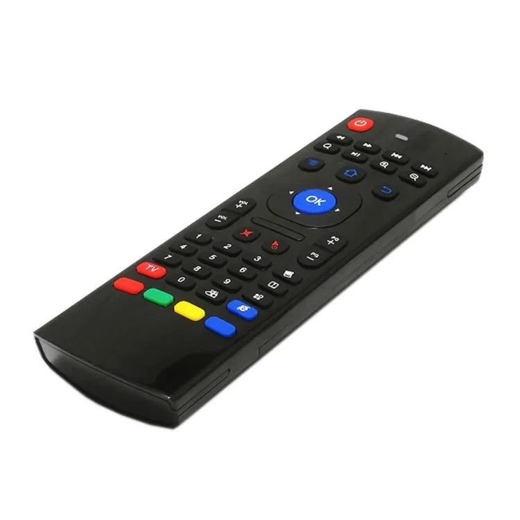 MX3 空中滑鼠無線 2.4G 遙控鍵盤，含瀏覽器快捷鍵，適用 Android TV Box / 迷你電腦，空中滑鼠