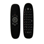 C120 T10 飛鼠 2.4GHz 可充電無線鍵盤遙控器，適用 Android TV 盒 / PC，無線鍵盤