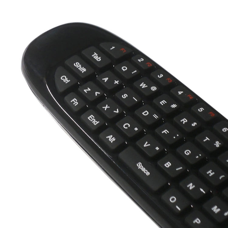 C120 T10 飛鼠 2.4GHz 可充電無線鍵盤遙控器，適用 Android TV 盒 / PC，無線鍵盤