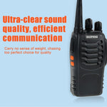 2 件組 BAOFENG BF-888S 便攜式 CB 無線電對講機 Retevis UHF 5W 16 頻道無線電 FM 收發器
