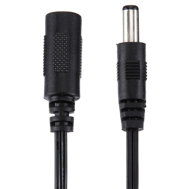 5.5 x 2.1mm DC 母頭轉 5.5 x 2.5mm DC 公頭筆記型電腦電源連接線，長度：15公分，5.5 x 2.5mm 公頭