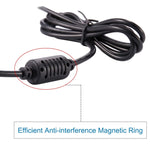 4.0 x 1.7mm DC 公頭筆記型電腦電源線，長度：1.2米