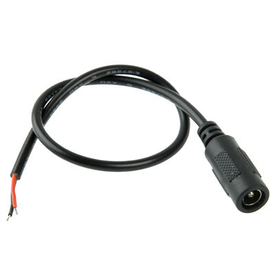 5.5 x 2.1mm 直流母頭電源線，適用於筆記型電腦變壓器，長度：30cm，5.5 x 2.1mm（長度：30cm）