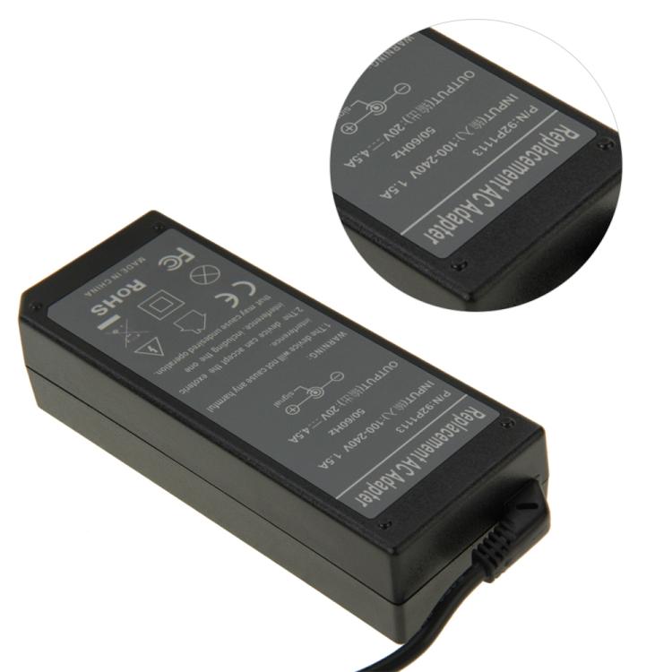 90W 20V 4.5A交流電源適配器，7.9mm x 5.5mm，適用IBM / Lenovo Thinkpad / ThinkBook / 小新，4.5A