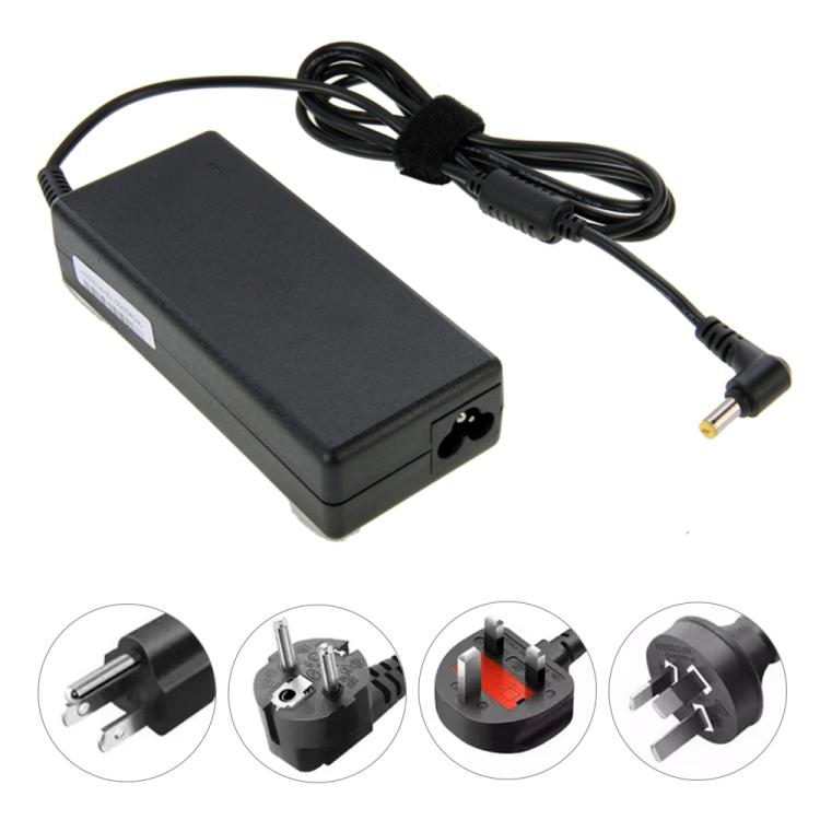 PA-1750-04 90W 19V 4.74A 迷你交流電源變壓器，適用於 Acer / Toshiba 筆記型電腦，輸出插頭：5.5mm x 1.7mm