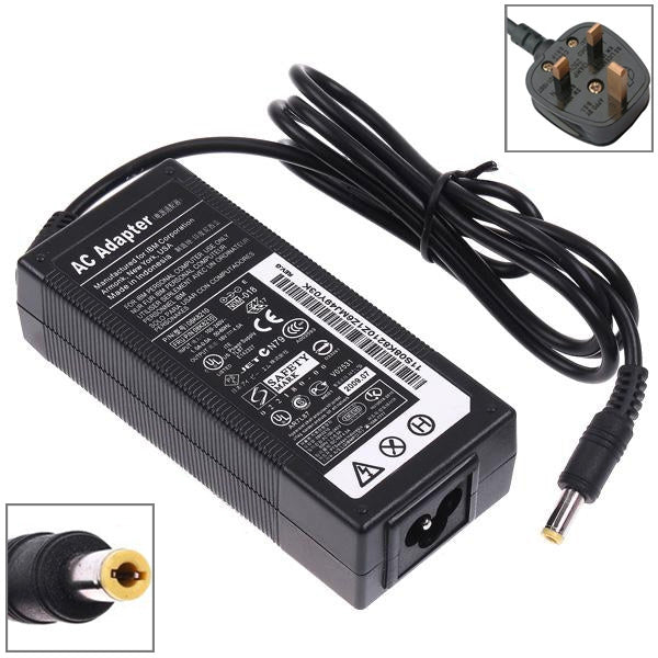 歐規插頭 AC 電源適配器 19V 4.74A 90W，適用 Lenovo 筆記型電腦，輸出接頭：5.5 x 2.5mm，歐規插頭、澳規插頭、美規插頭、英規插頭