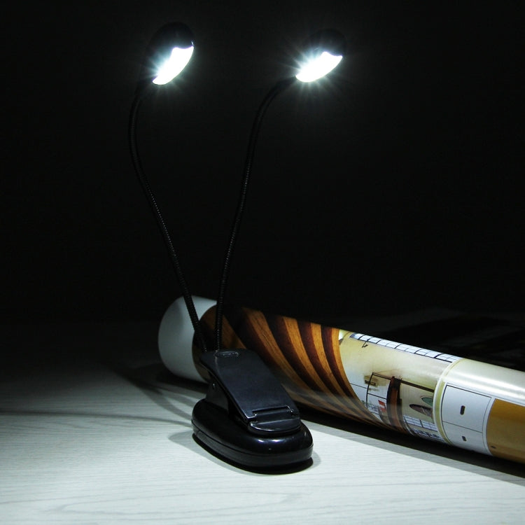 雙臂夾式 LED 閱讀燈 露營徒步用