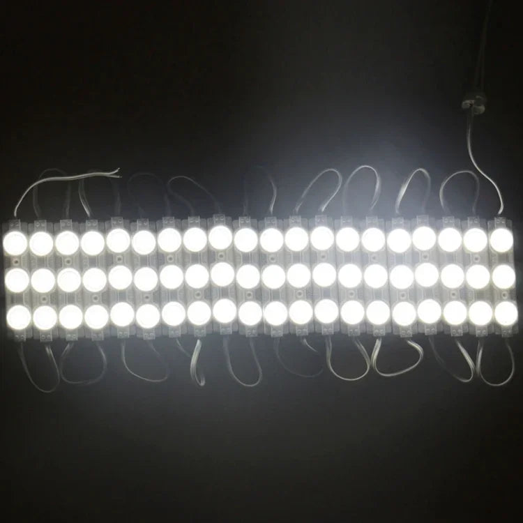 180 度 20 x 3-LED SMD 5730 凸面高暖白光 LED，DC 12V，S-LED-0395W，S-LED-0395WW