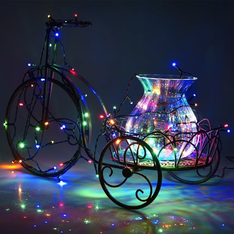 100 顆 LED RGB 燈帶含控制器，閃爍 / 漸變 / 追逐效果，暖白色 EU 插頭，白光 EU 插頭，220V 彩色燈 EU 插頭