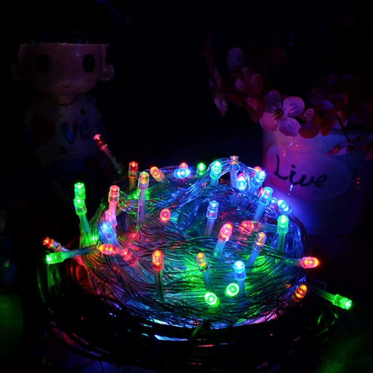 100 顆 LED RGB 燈帶含控制器，閃爍 / 漸變 / 追逐效果，AC 220V，EU 插頭，RGB 燈
