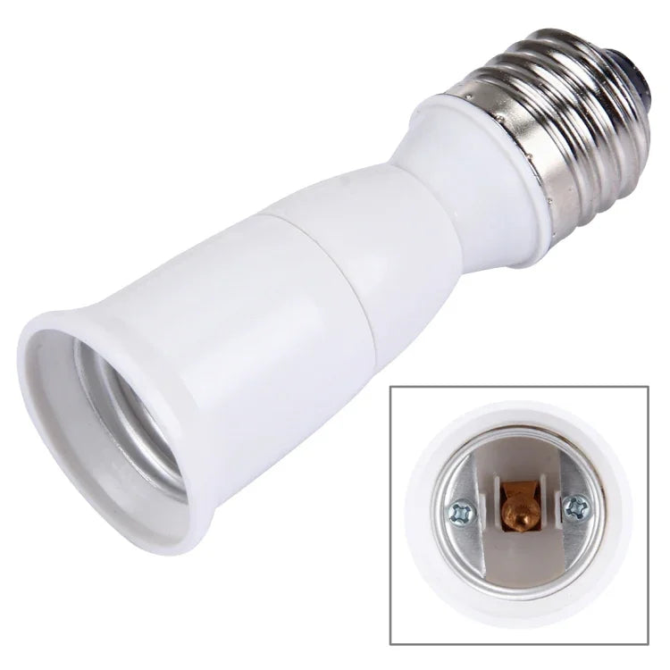 E27轉E27燈泡延長轉接器，長度：95mm