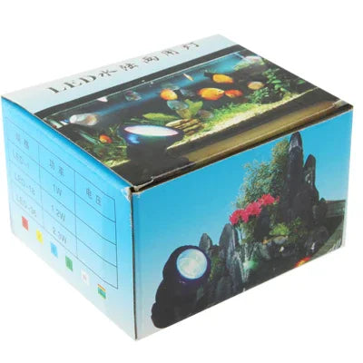 36顆LED兩棲魚缸/水族箱彩色燈，防水深度：1-1.5公尺